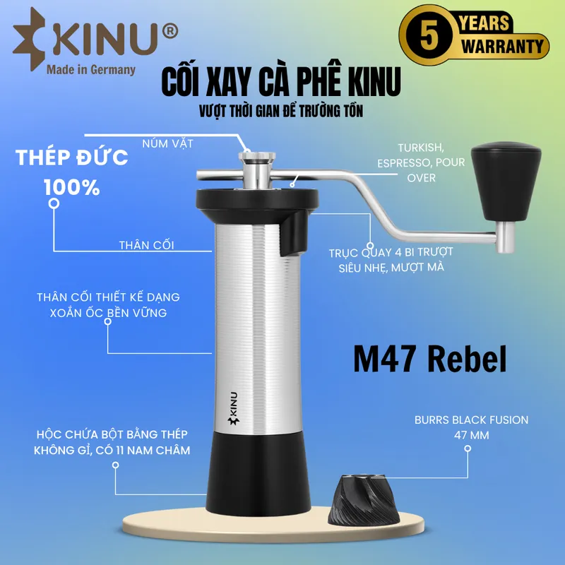 KINU M47 Simplicity Grinder 10